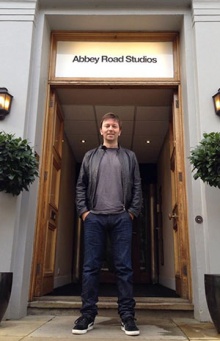 Paul standing outside Abbey Road Studios
